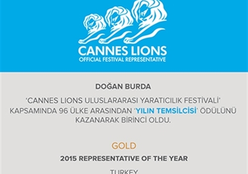 Cannes Lions Yılın Temsilcisi: Doğan Burda